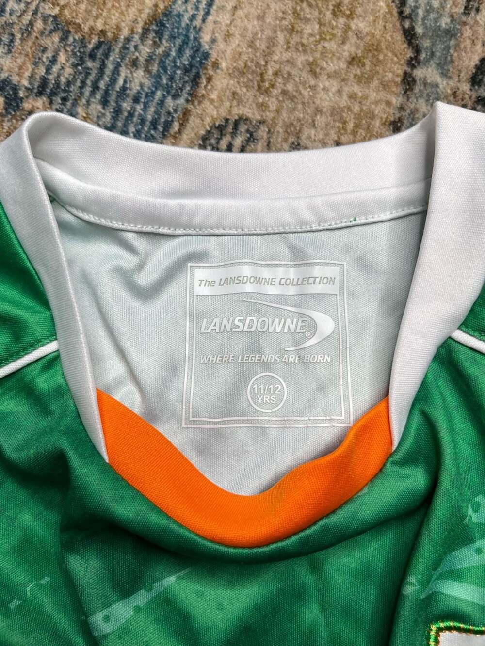 Lansdowne Ireland Drylans Performance Sublimated Shamrock Jersey T-Shirt - Picture 7 of 7